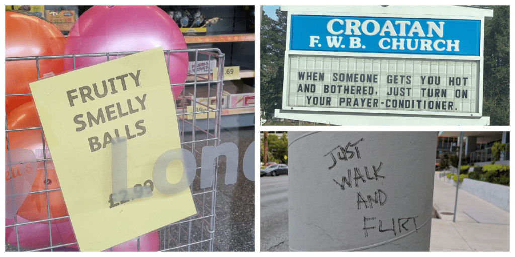40+ Hilariously Quirky Signs That Were Completely Unnecessary